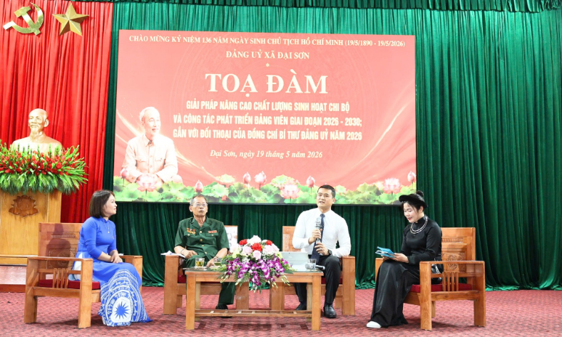  Đại Sơn: Tọa đàm nâng cao chất lượng sinh hoạt chi bộ, củng cố tổ chức cơ sở Đảng